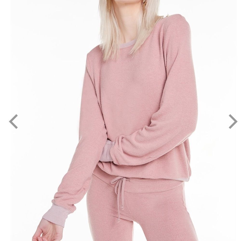 NWT Wildfox Baggy Beach Jumper in Pink Crush